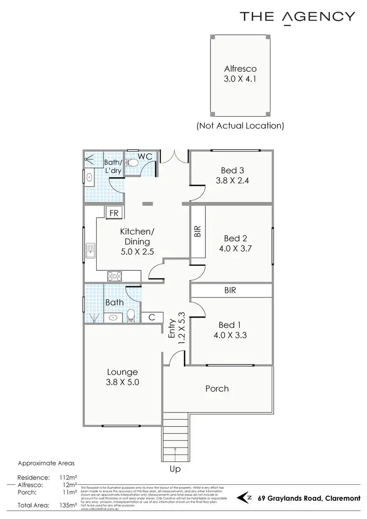 Floorplan of Homely house listing, 69 Graylands Road, Claremont WA 6010