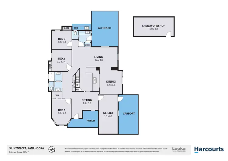 Floorplan of Homely house listing, 5 Linton Court, Kanahooka NSW 2530