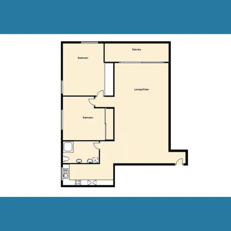 Floorplan of Homely apartment listing, 4/70 Liverpool Road, Clayfield QLD 4011