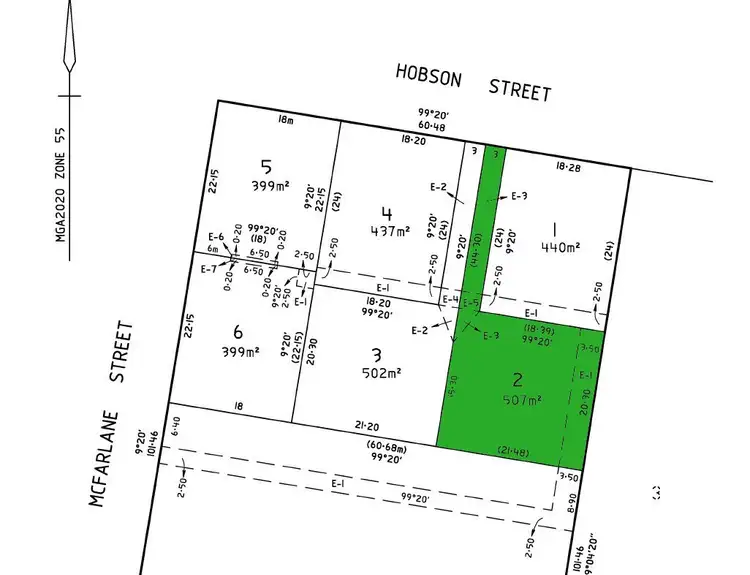 Floorplan of Homely land listing, 24B Hobson Street, Stratford VIC 3862