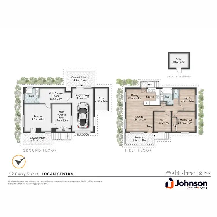 Floorplan of Homely house listing, 19 Curry Street, Logan Central QLD 4114