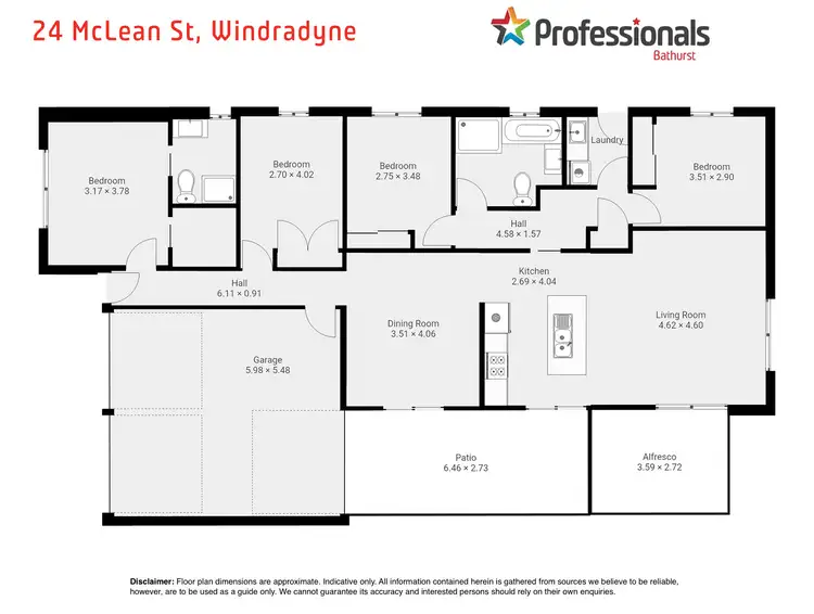 Floorplan of Homely house listing, 24 Mclean Street, Windradyne NSW 2795