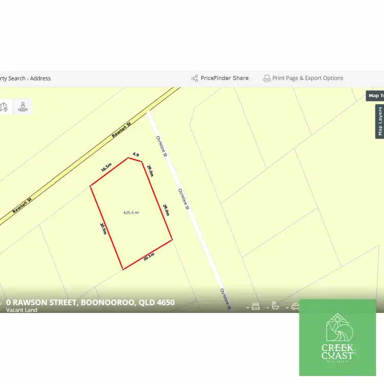 Floorplan of Homely land listing, LOT 2, 50 Rawson Road, Boonooroo QLD 4650