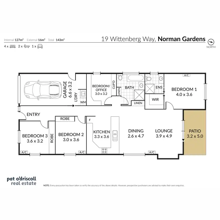 Floorplan of Homely house listing, 19 Wittenberg Way, Norman Gardens QLD 4701