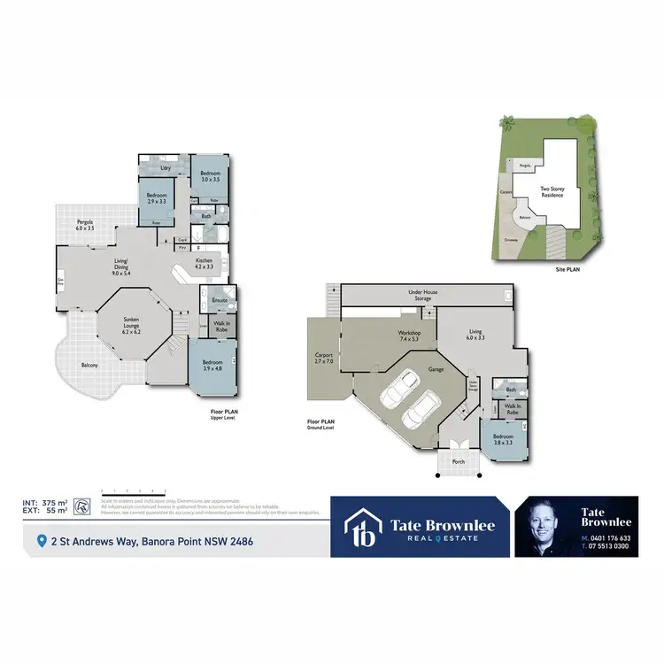 Floorplan of Homely house listing, 2 St Andrews Way, Banora Point NSW 2486