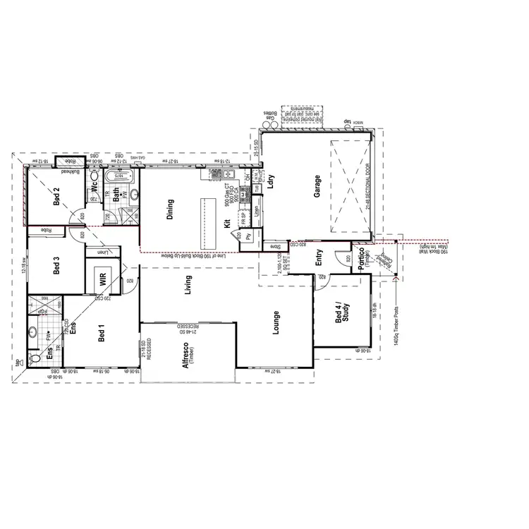 Floorplan of Homely house listing, 14 Friarbird Place, Pomona QLD 4568