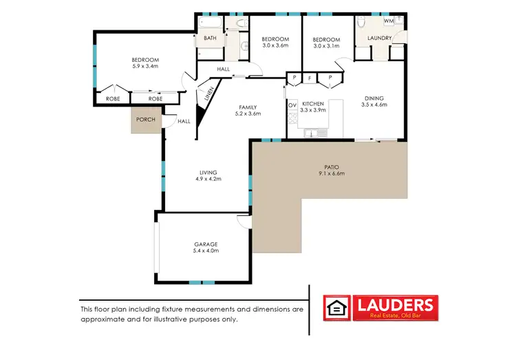 Floorplan of Homely house listing, 5 Casuarina Close, Old Bar NSW 2430