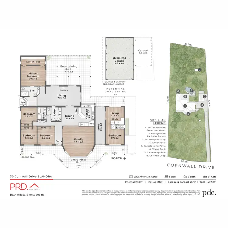 Floorplan of Homely house listing, 30 Cornwall Drive, Elanora QLD 4221