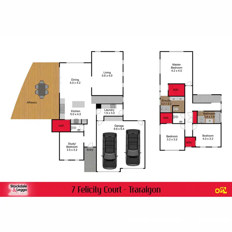 Floorplan of Homely house listing, 7 Felicity Court, Traralgon VIC 3844