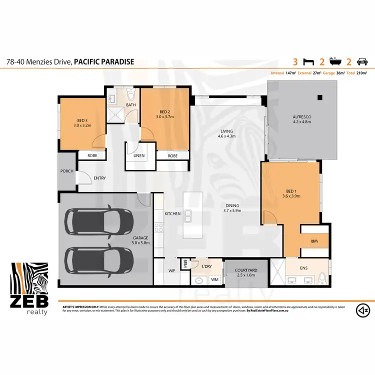 Floorplan of Homely house listing, 78/40 Menzies Drive, Pacific Paradise QLD 4564