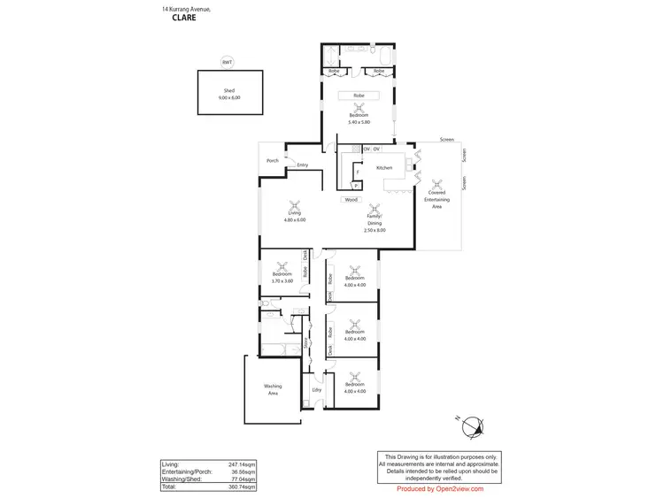 Floorplan of Homely house listing, 14 Kurrang Avenue, Armagh SA 5453