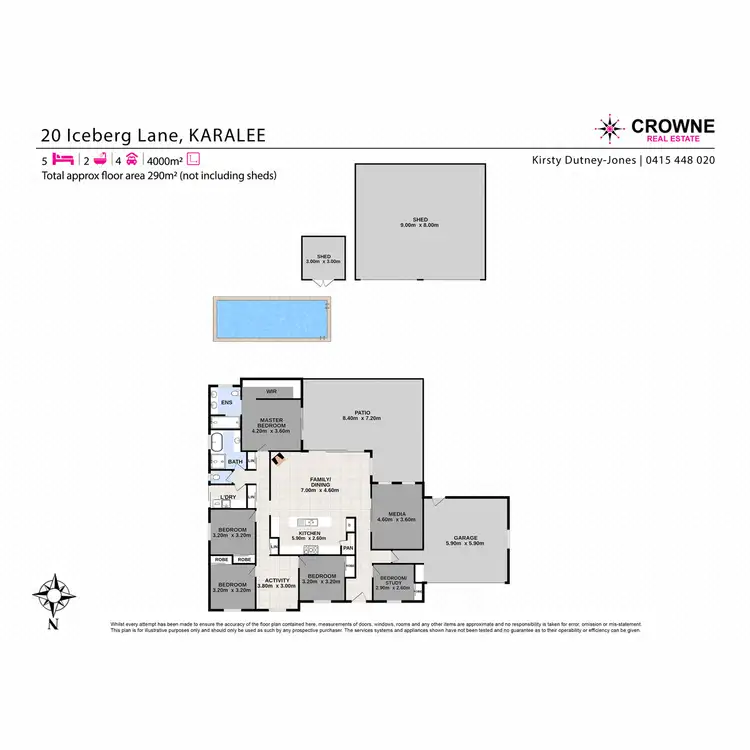 Floorplan of Homely house listing, 20 Iceberg Lane, Karalee QLD 4306