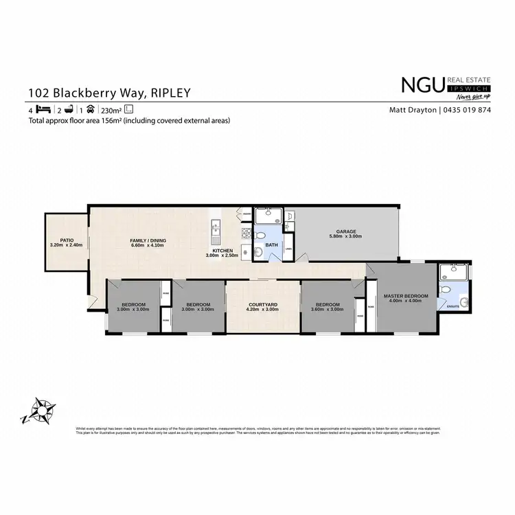 Floorplan of Homely house listing, 102 Blackberry Way, Ripley QLD 4306