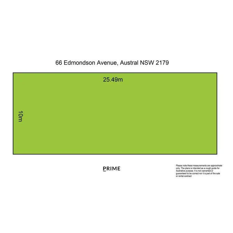 Floorplan of Homely land listing, Lot 66 Edmondson Avenue, Austral NSW 2179