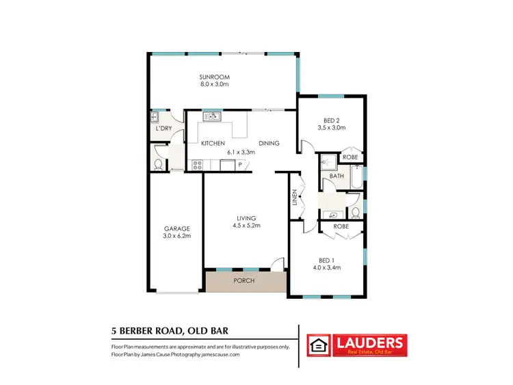 Floorplan of Homely house listing, 5 Berber Road, Old Bar NSW 2430