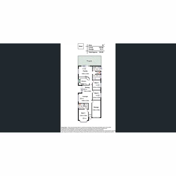 Floorplan of Homely house listing, 3 Laburnum Drive, Greenwith SA 5125
