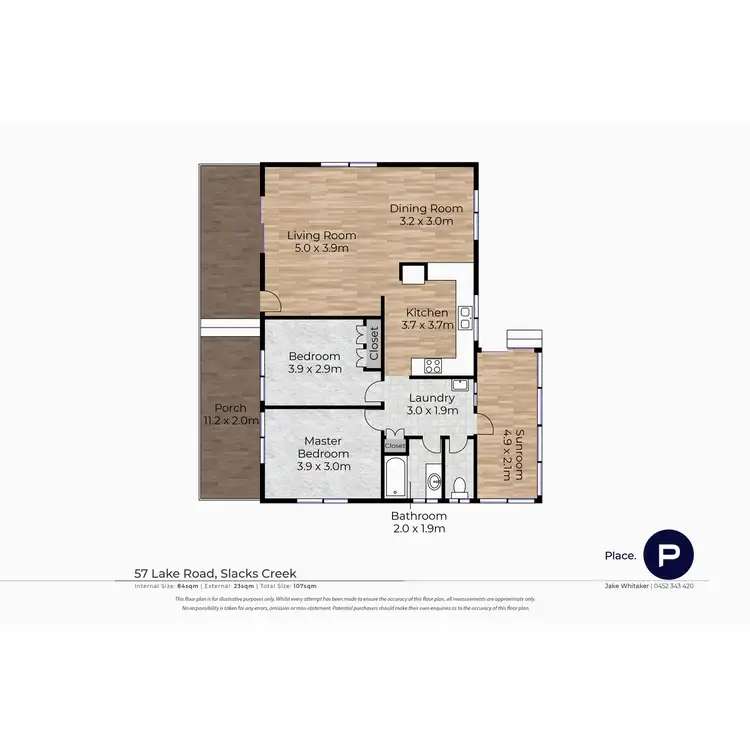 Floorplan of Homely house listing, 57 Lake Road, Slacks Creek QLD 4127