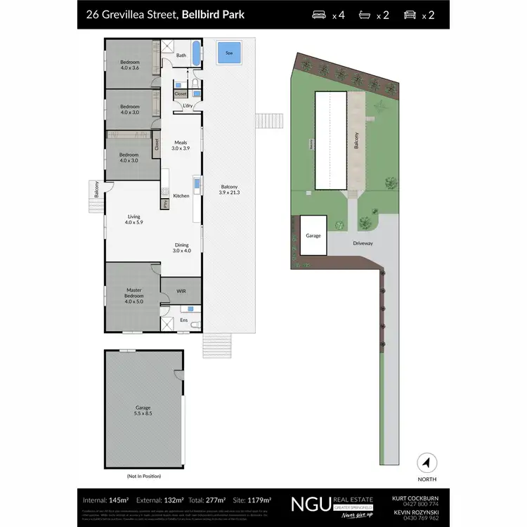Floorplan of Homely house listing, 26 Grevillea Street, Bellbird Park QLD 4300