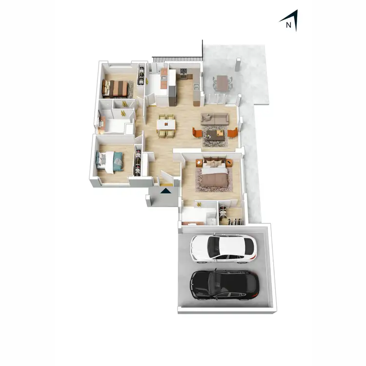 Floorplan of Homely house listing, 2/44 Flamingo Road, Capel Sound VIC 3940