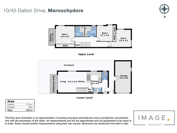 Floorplan of Homely townhouse listing, 10/45 Dalton Drive, Maroochydore QLD 4558