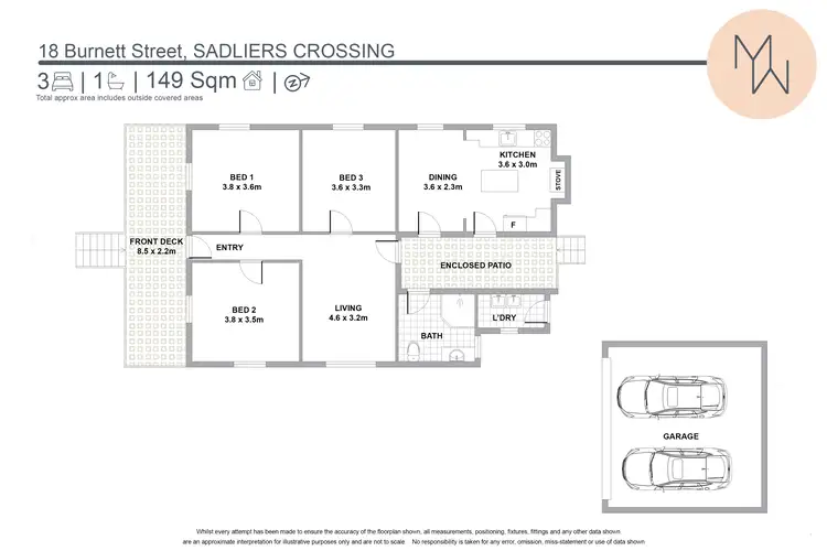 Floorplan of Homely house listing, 18 Burnett Street, Sadliers Crossing QLD 4305