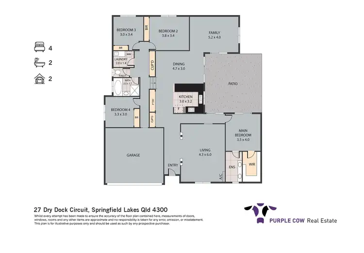 Floorplan of Homely house listing, 27 Dry Dock Circuit, Springfield Lakes QLD 4300