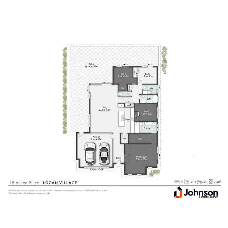 Floorplan of Homely rural property listing, 18 Ardee Place, Logan Village QLD 4207