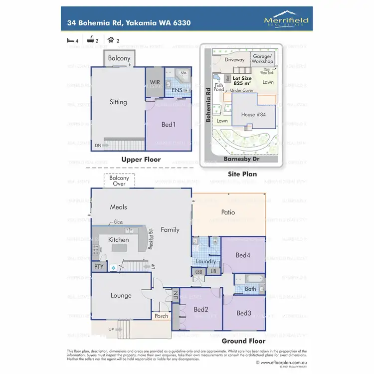 Floorplan of Homely house listing, 34 Bohemia Road, Yakamia WA 6330