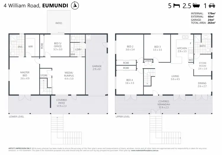 Floorplan of Homely house listing, 4 William Road, Eumundi QLD 4562