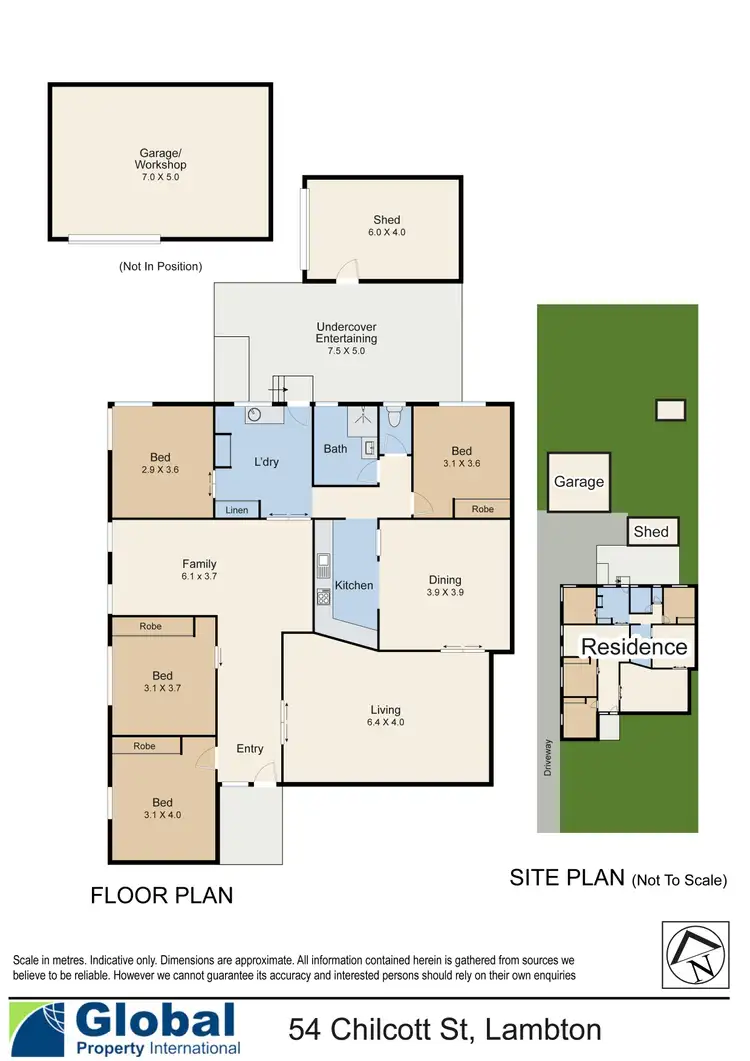 Floorplan of Homely house listing, 54 Chilcott Street, Lambton NSW 2299