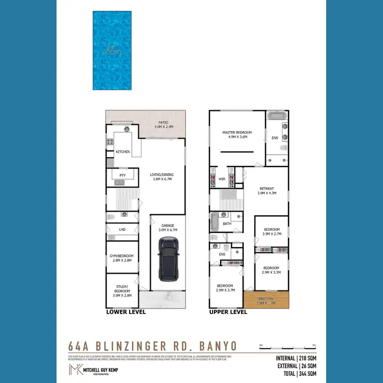 Floorplan of Homely house listing, 64a Blinzinger Road, Banyo QLD 4014