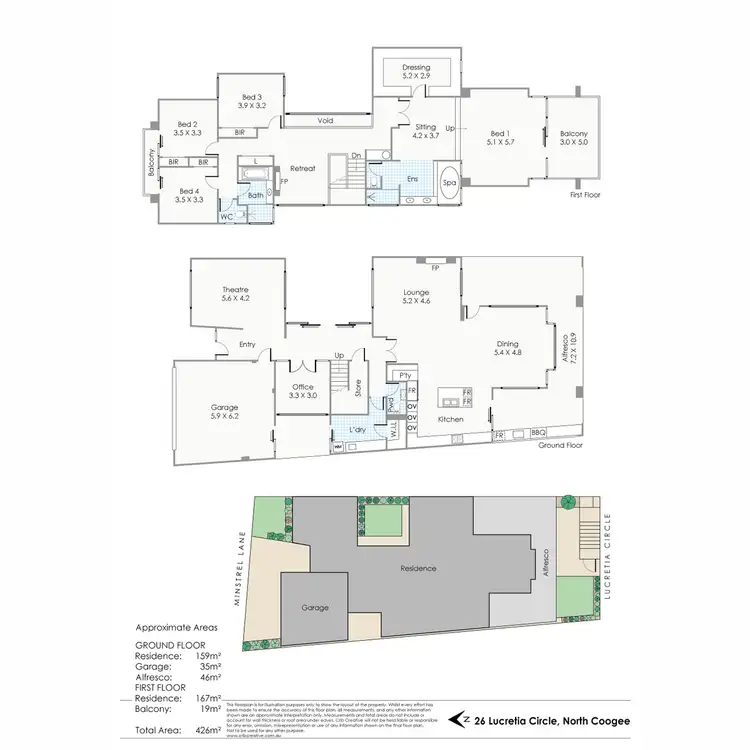 Floorplan of Homely house listing, 26 Lucretia Circle, North Coogee WA 6163