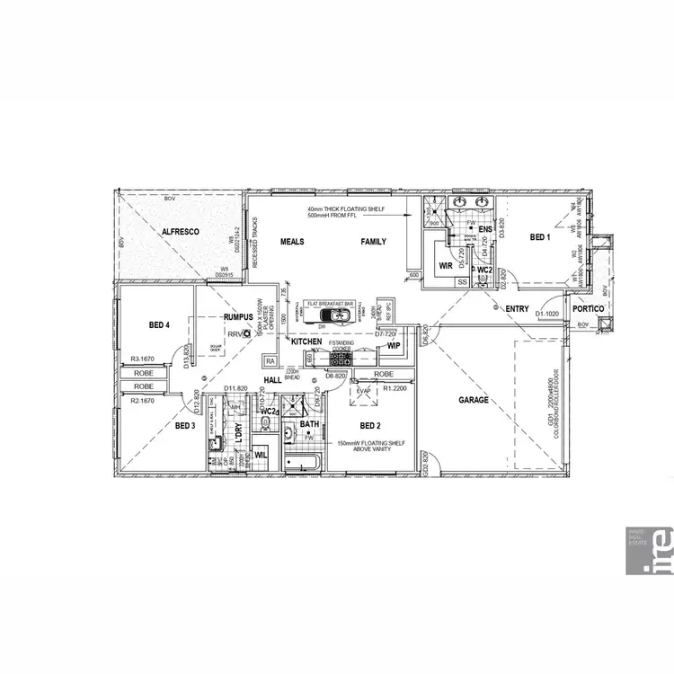 Floorplan of Homely house listing, 28 Sarakos Circuit, Wangaratta VIC 3677