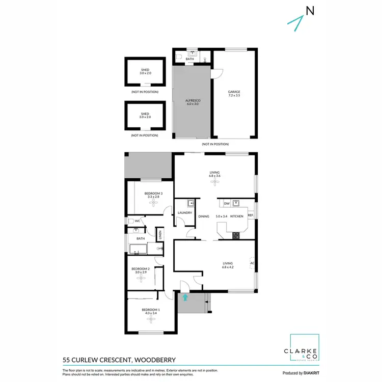 Floorplan of Homely house listing, 55 Curlew Crescent, Woodberry NSW 2322