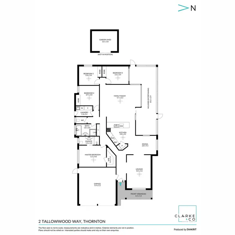 Floorplan of Homely house listing, 2 Tallowwood Way, Thornton NSW 2322