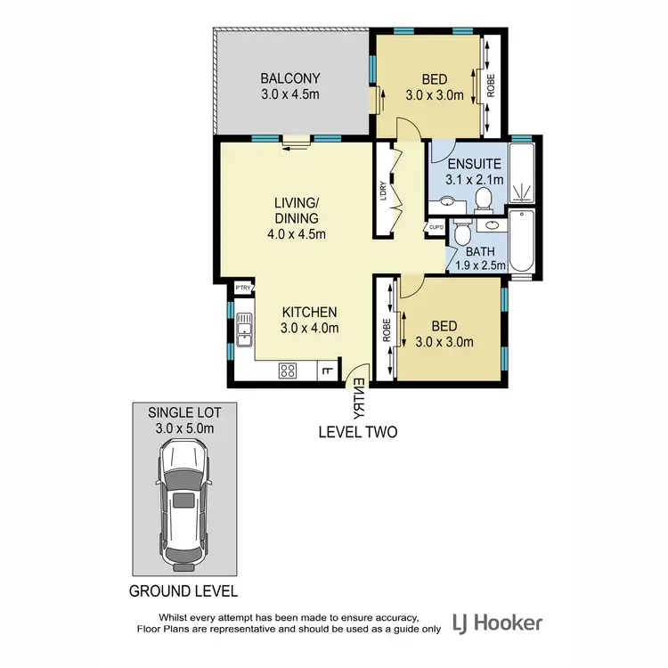 Floorplan of Homely unit listing, 6/29 Grasspan Street, Zillmere QLD 4034