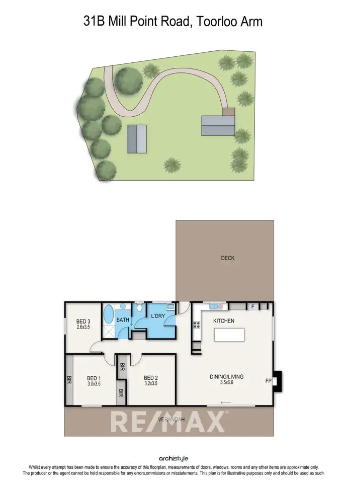 Floorplan of Homely house listing, 31b Mill Point Road, Toorloo Arm VIC 3909