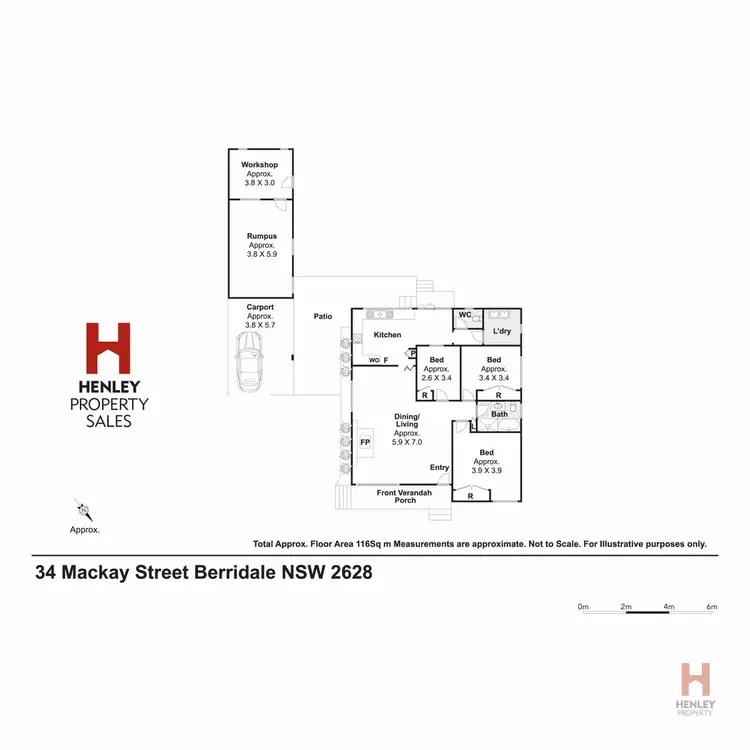 Floorplan of Homely house listing, 34 Mackay Street, Berridale NSW 2628