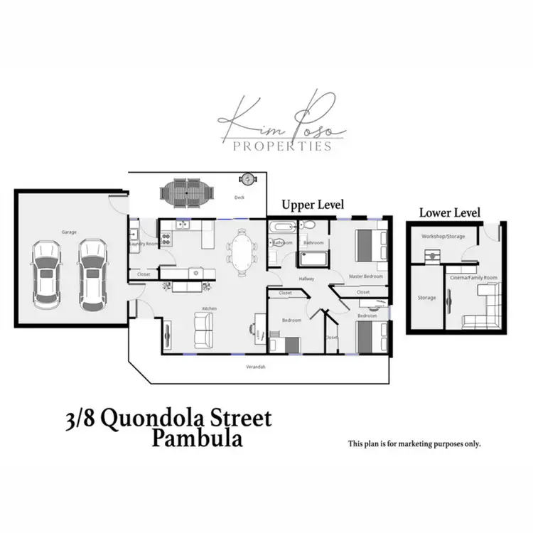 Floorplan of Homely villa listing, 3/8 Quondola Street, Pambula NSW 2549