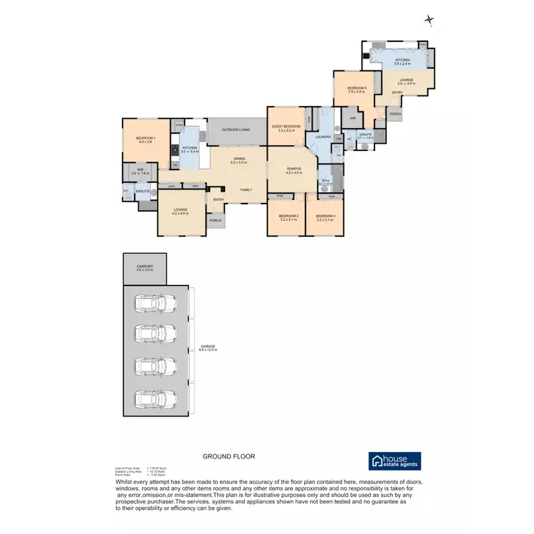 Floorplan of Homely house listing, 7 Bass Street, Cabarlah QLD 4352