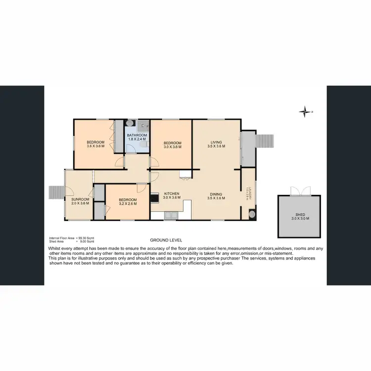 Floorplan of Homely house listing, 13 Albert Lane, Newtown QLD 4350