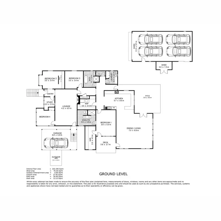 Floorplan of Homely house listing, 43 Alford Street, Mount Lofty QLD 4350