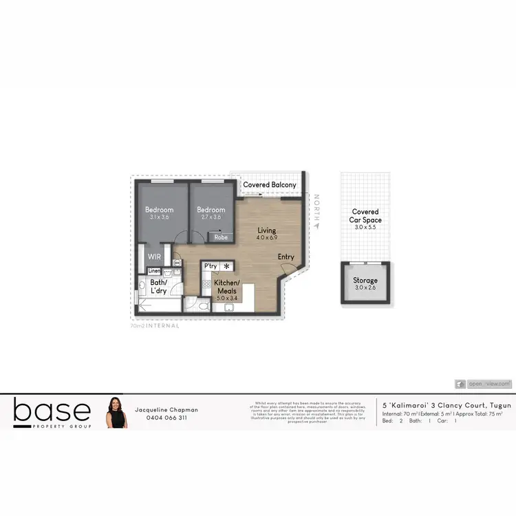 Floorplan of Homely unit listing, 5/3 Clancy Court, Tugun QLD 4224