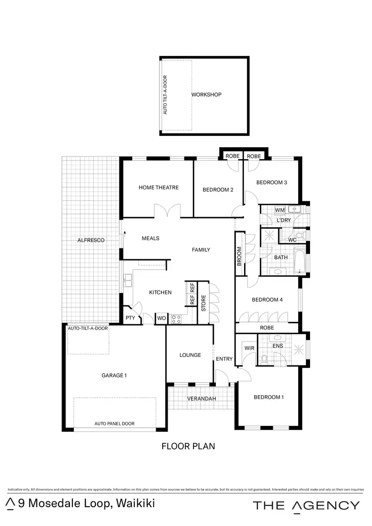 Floorplan of Homely house listing, 9 Mosedale Loop, Waikiki WA 6169