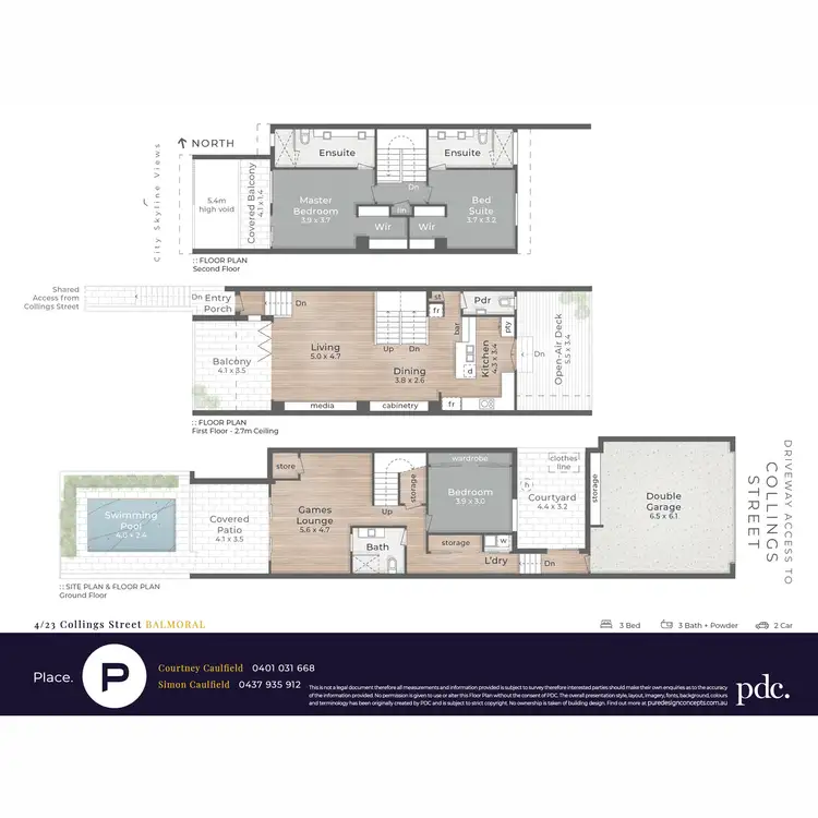 Floorplan of Homely townhouse listing, 4/23 Collings Street, Balmoral QLD 4171