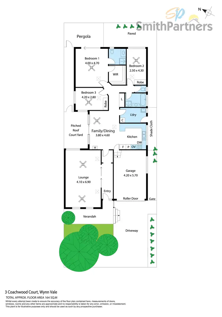 Floorplan of Homely house listing, 3 Coachwood Court, Wynn Vale SA 5127