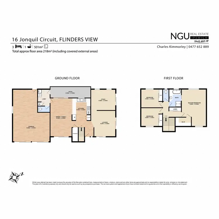 Floorplan of Homely house listing, 16 Jonquil Circuit, Flinders View QLD 4305