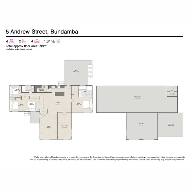 Floorplan of Homely house listing, 5 Andrew Street, Bundamba QLD 4304