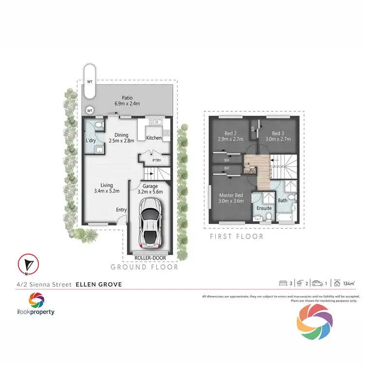 Floorplan of Homely townhouse listing, 4/2 Sienna Street, Ellen Grove QLD 4078
