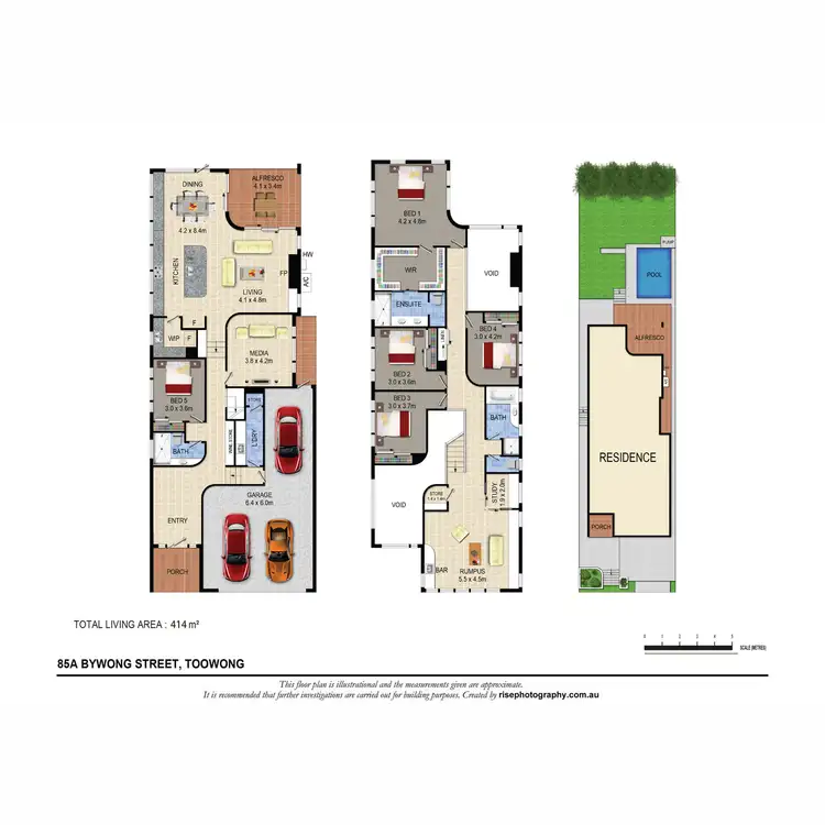 Floorplan of Homely house listing, 85A Bywong Street, Toowong QLD 4066